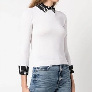 Alice + Olivia Porla Collared Sweater NWT